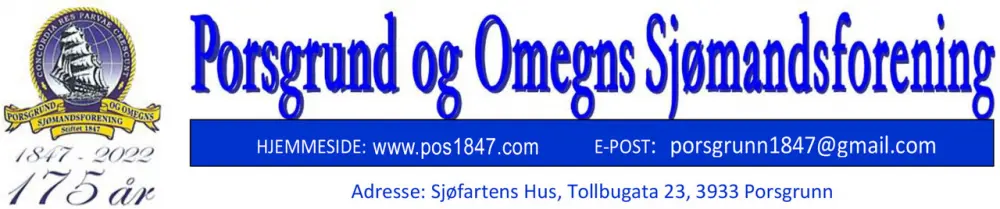 logo bilde Porsgrund og omegns sjømandsforening